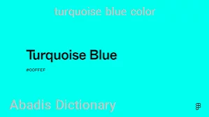 turquoise blue color